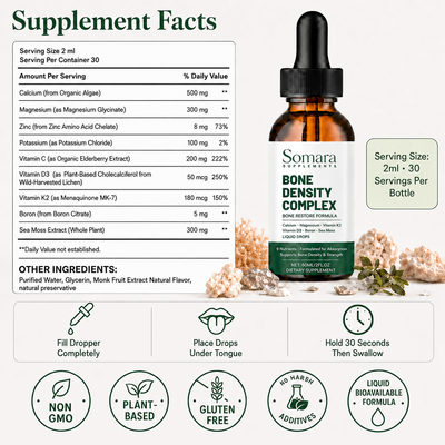 Somara Supplements™ Bone Density Complex | Bone Restore Formula